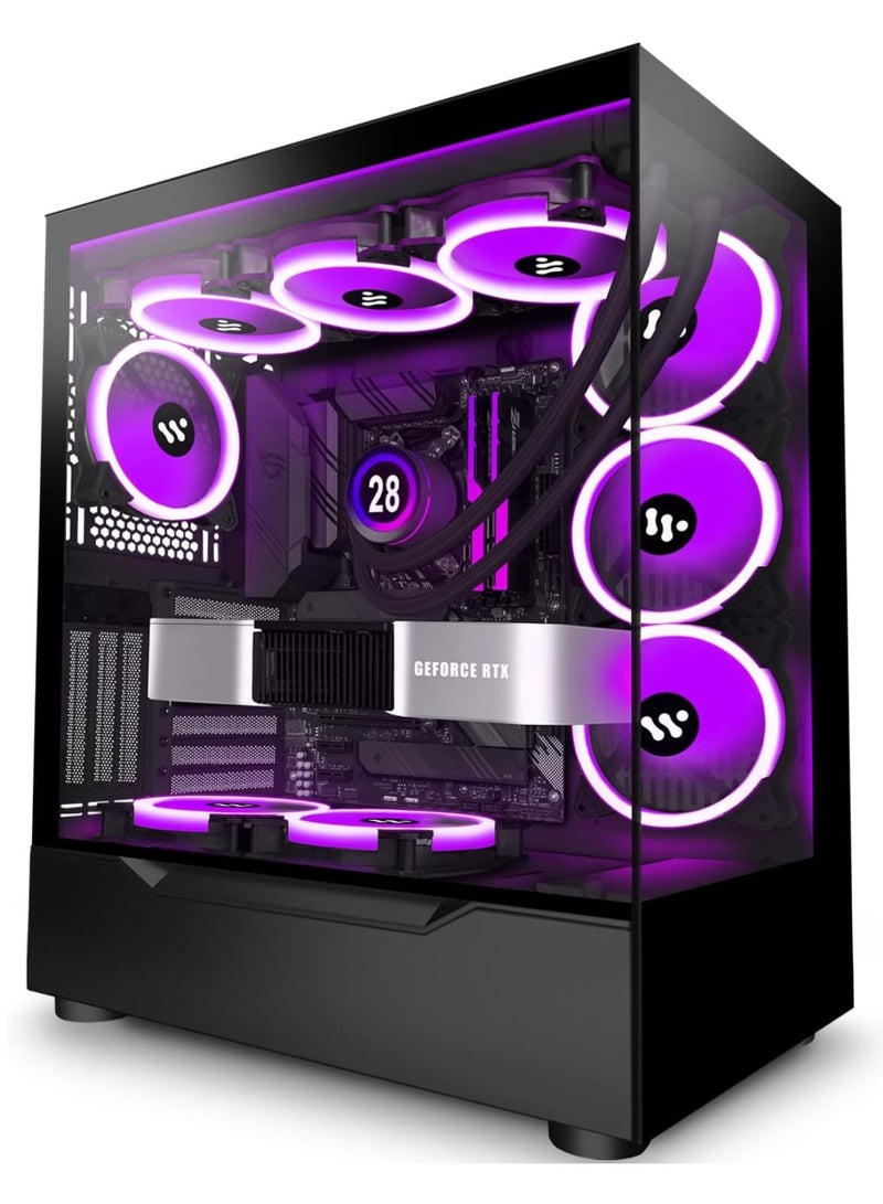MINEROO AMD RYZEN 7 7800X3D GAMING PC, 32GB DDR5 RAM, RTX 5060 8GB GPU) 1TB SSD, 750W PSU, CPU Liquid Cooler, Windows 11 PRO AMD RYZEN 7 7800X3D - RTX 5060 - Image 1